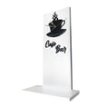 thumbnail image 4 of Repisa De Pared Decorativa Flotante Diseño Caffe Bar 50 Cm Blanco, 4 of 5