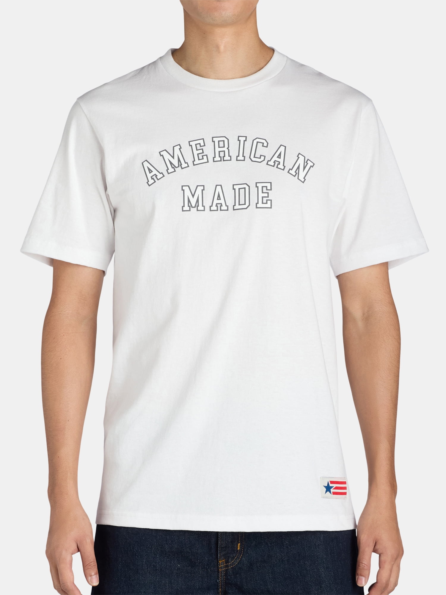 American Giant Unisex USA Tee Shirt, Men's Sizes XS-3XL