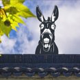 thumbnail image 1 of Valla de animales Metal Peeping Silueta Burro Vaca Estatuas de arte de pie (A) Ndcxsfigh Nuevos Originales, 1 of 5