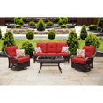 thumbnail image 2 of Hanover Orleans 4-Piece All-Weather Patio Set in Autumn Berry, 2 of 14