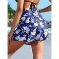 thumbnail image 5 of Sociala Womens Wider Waisted Swimming Skirts Side Drawstring Bikini Bottoms, 5 of 5