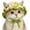 Green Pomelo, variant on Cute Cat Hat Costume Suitable for 5 to16 lbs - Frog Cat Bonnet Head Circumference 11" or Less Cat Halloween Costumes Pet Photography Outfits