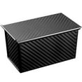 thumbnail image 3 of With Lid Cake Bread Baking Tray Bread Tray Bread Tray French Non Stick Baking Pan with Rack Baking Sheets for Oven Nonstick Bakeware Organizer Rack for Cabinet Baking Pans Set Cook Ware. Set Nonstick, 3 of 3
