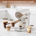 thumbnail image 2 of XIXUBX Espresso Machine 20 Bar, Compact Coffee Maker with Milk Frother Steam Wand Professional Espresso Coffee Machine with Removable Water Tank, Lat, 2 of 8