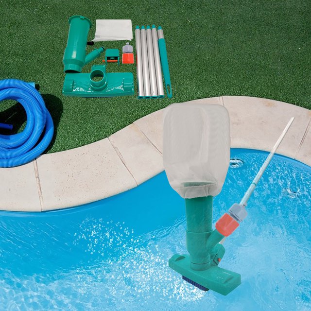 Upgraded Swimming Pool SpaVacuum Cleaner with Pole,for above Ground/Inflatable Pool,Hot Tub,Pond, Spa, Lake and Fountain