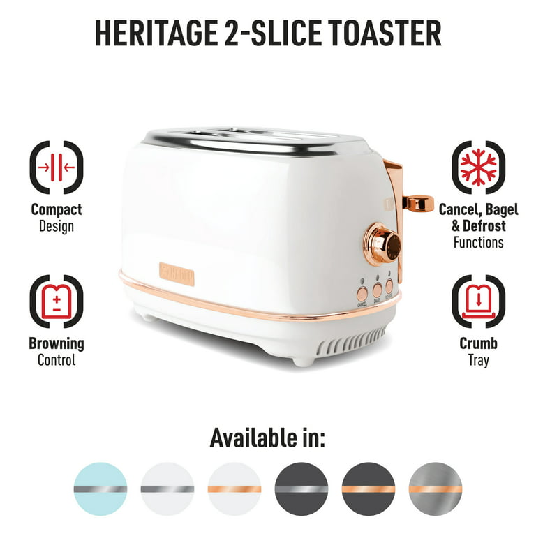 Haden Heritage Stainless Steel 2-Slice Toaster - Bed Bath