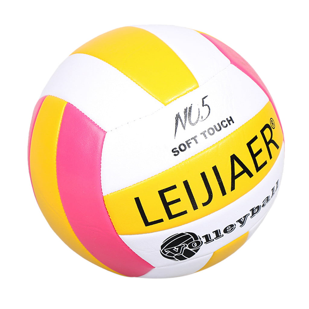 Official Size 5 Volleyball Training Competition Beach Game Leather Ball 