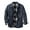 🔥 Dark Blue, variant on Gifts Dianli Warm Winter Men's Turn-Down Collar Button Front Long-Sleeve Workwear Jacket Casual Solid Color Pockets Heavyweight Commuter Coat Work Jacket Outdoor