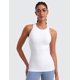 thumbnail image 2 of Musculosa CRZ YOGA Butterluxe Cuello Alto Espalda Deportiva Blanca Talle L, 2 of 7