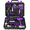 Purple, variant on AllWays Plaza 126-Piece Home Tool Kit with 8V Cordless Drill, Built-In LED Light and Carry Case, Pink