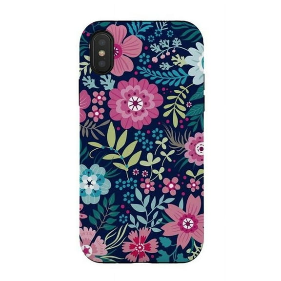 ArtsCase AC-00365261 Romancing Floral Design Tough Case for iPhone XS & X
