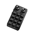 thumbnail image 2 of Teclado mecánico 12 teclas Teclado estándar Teclas intercambiables en caliente RGB Plug and Play con 2 perillas Teclado de macros para juegos Oficina Negro Baoblaze Mini teclado, 2 of 8