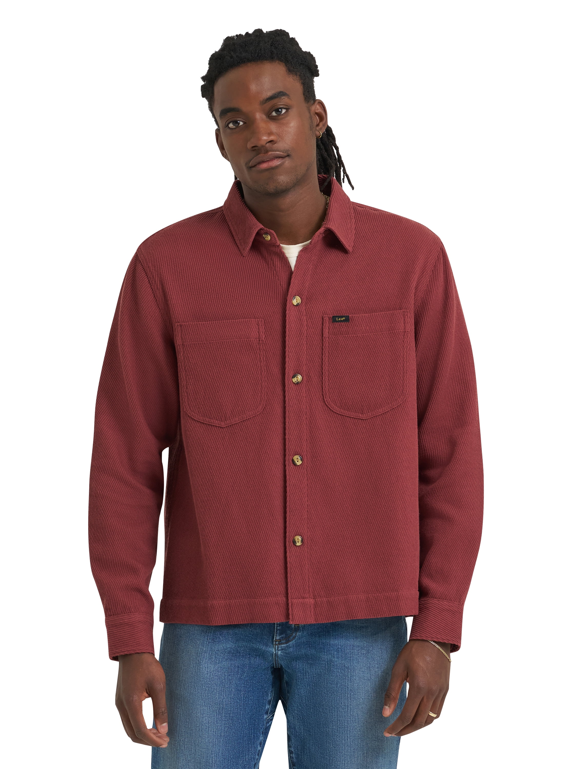 Lee® Men's Heritage Solid Overshirt, Sizes 3XL-XXL