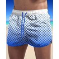 thumbnail image 2 of Pantalones cortos informales Hawaianos para hombre, Bañador con estampado degradado, pantalones de surf, ropa deportiva para playa, verano, 2023 Fivean unisex, 2 of 2
