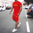 thumbnail image 1 of MKLEKYY Traje Deportivo de 2 Piezas con Temática Oktoberfest para Hombre, Cómodo Traje Deportivo de 2 Piezas, Camiseta de Manga Corta y Pantalones Cortos para Hombre, 1 of 4