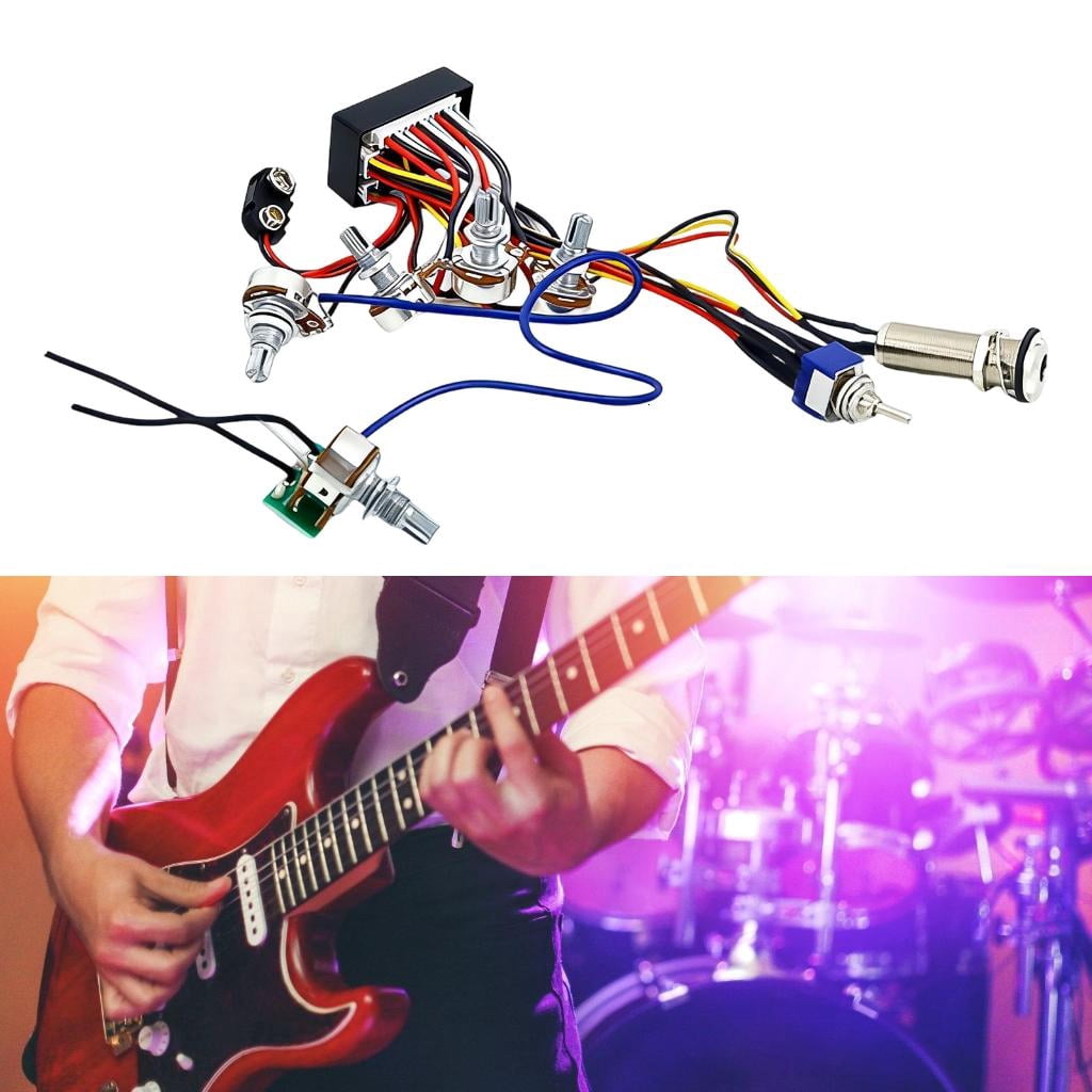 Yihuala Professional Amplifier Circuit Easy Installation Guitar Electronics for Enhancing Guitar and Bass Tone Control