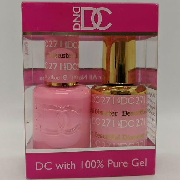 DND - DC Duo Soak off Gel & Matching nail polish, #271 - Beautiful Disaster