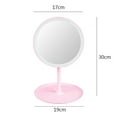 thumbnail image 3 of Screen switch L-ED backlit makeup mirror natural white light detachable base table makeup mirror, 3 of 8