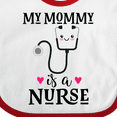 thumbnail image 4 of Inktastic Nurse Mom Kids Nursing Girls Baby Bib, 4 of 4