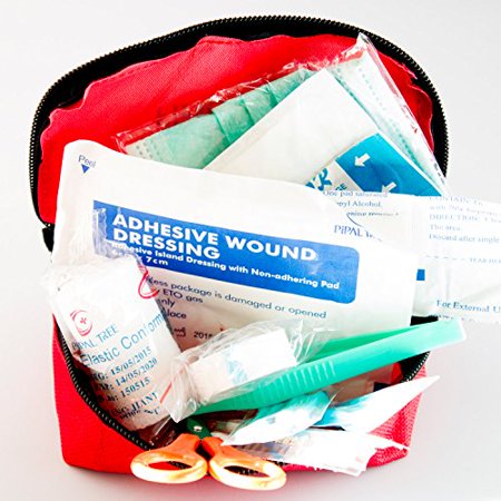 Best First Aid Kit for Survival, Camping, & Travel in Car - Includes Red Cross Bag & All (Best Workout Playlist For Women)