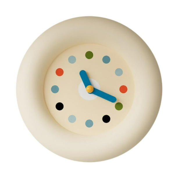 Reloj de pared estético moderno y decorativo para dormitorio, sala de estar y cocina. Sin péndulo