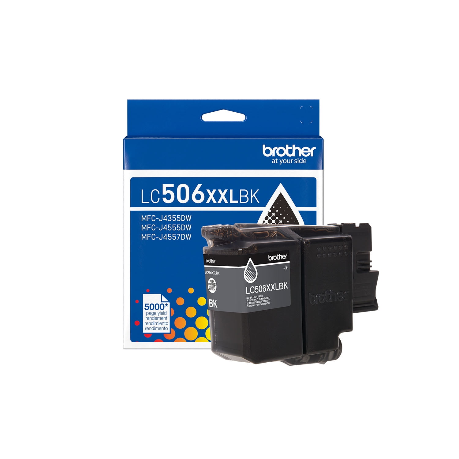 Brother Genuine Standard Yield Black Ink Cartridge, LC71BK, Up to