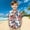 White A37, variant on Rvasteizo Shirts for Boys Girls Hawaiian Print Lapel Pocket Wear Short Sleeve Casual Shirt Top for Boys Girls 2-15Years