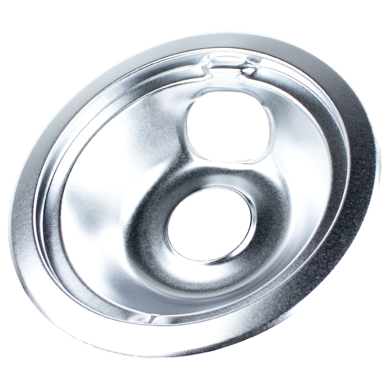 Certified Appliance Accessories 50002-C Chrome Style B 2 Large 8" and 2 Small 6" Replacement Drip Bowls For Ge and Hotpoint Electric Ranges