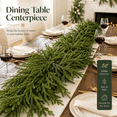thumbnail image 7 of 6FT Artificial Norfolk Pine Garlands, Real Touch Winter Pine Garland, Green Artificial Greenery Garland for Table, Mantle, Wall, Outdoor, Indoor Christmas Decorations, 7 of 7