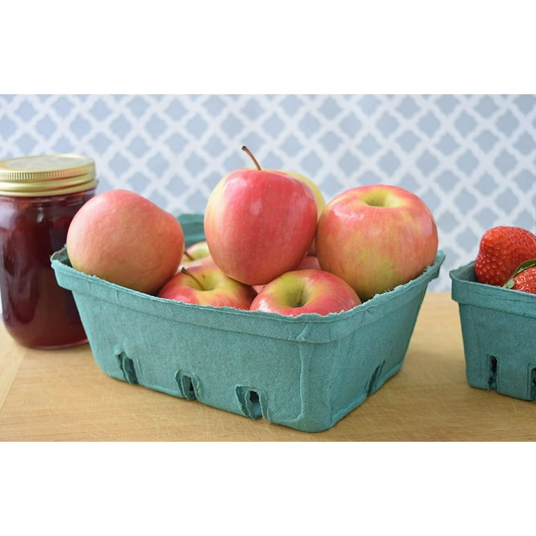 ★TOUT Y EST★ Rica Mini Basket Apple Green BOBBAVS549GR000 Walmart Green Molded Pulp Fiber 1.5 Quart Fruit & Veggie