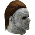 thumbnail image 3 of Máscara de Michael Myers, máscara aterradora de Halloween, máscara de asesino, máscara de látex de cara completa espeluznante, accesorios de disfraces de fiesta de Cosplay de terror, 3 of 5