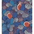 thumbnail image 3 of Ambesonne Fruit Duvet Cover Set, Fig Fruits Pattern Spring, 2-Calking, Blue Purple Grey, 3 of 6