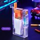 thumbnail image 3 of Transparent Automatic Cigarette Box Lighter Charging Two In One, Plastic Fine Counts Cigarette Boxes (20pcs Capacities), 3 of 5