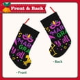 thumbnail image 2 of Sikiie Mardi Gras with Flamingo Christmas Stockings,18 Inches Christmas Stockings Xmas Hanging Stockings for Family Christmas Decorations & Gifts, 2 of 7
