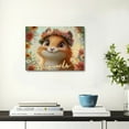 thumbnail image 5 of ZFLMY Cute Cat Canvas Wall Art Print On Canvas Ready To Hang Home Decor 20x16in, 5 of 6