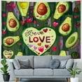 thumbnail image 4 of Orinice Avocado Hearts Love Tapestry Wall Hanging Unique Style Graphic Tapestries Home Wall Decor Art for Living Room Bedroom Apartment Farmhouse Dorm 40x30inch, 4 of 6