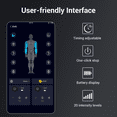 thumbnail image 4 of Comfytemp Wireless Tens Unit with APP Control, Rechargeable Muscle Stimulator Massager for Back, Shoulder & Leg Pain, 4 of 9