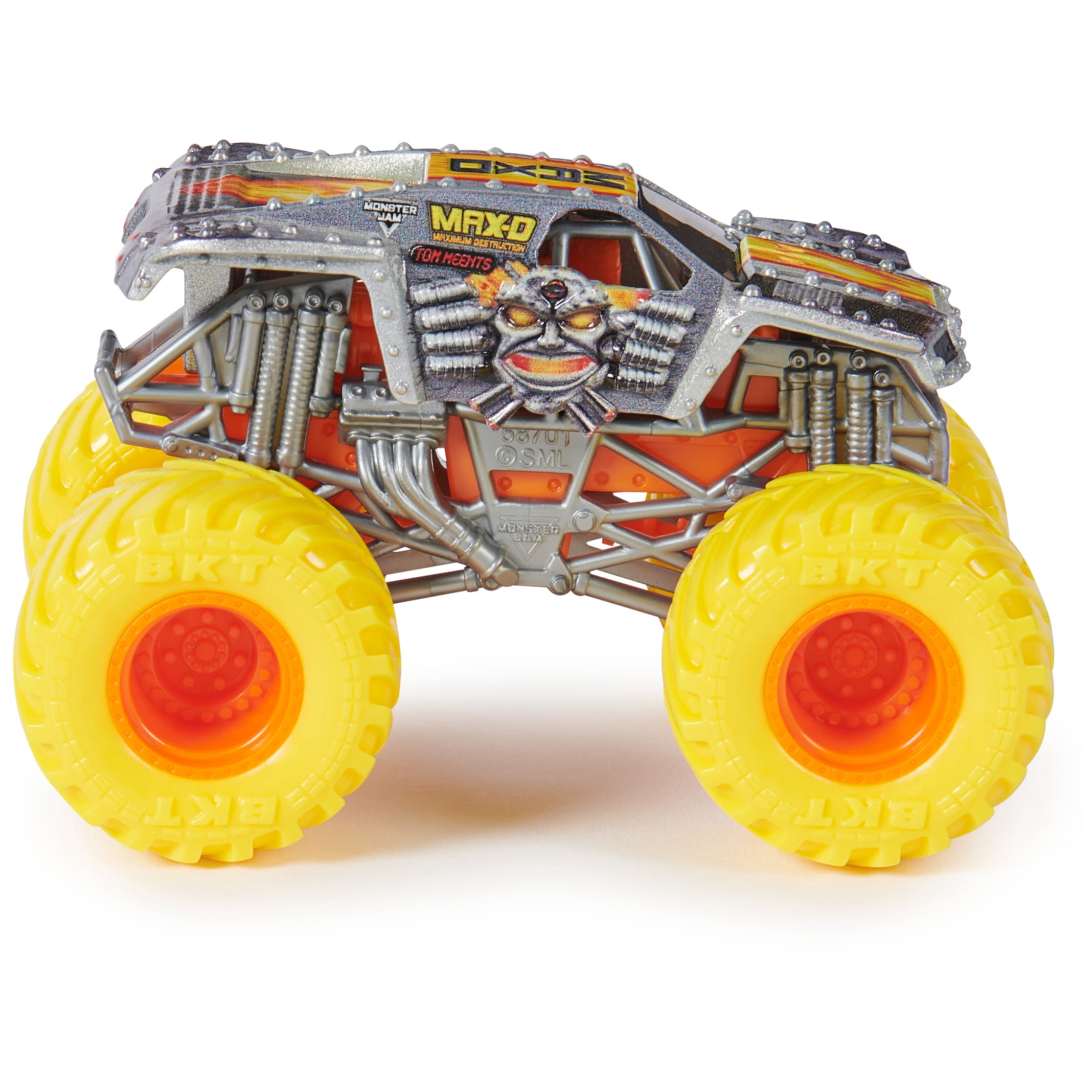 Monster Jam, Official Grave Digger Vs. Max D Die-Cast Monster Trucks, 1:64 Scale, Kids Toys for Boys Ages 3 and up
