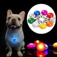 thumbnail image 4 of Pet Dog Collar Pendant Safety Round Flashing Glow Light LED Tags A1I4, 4 of 5
