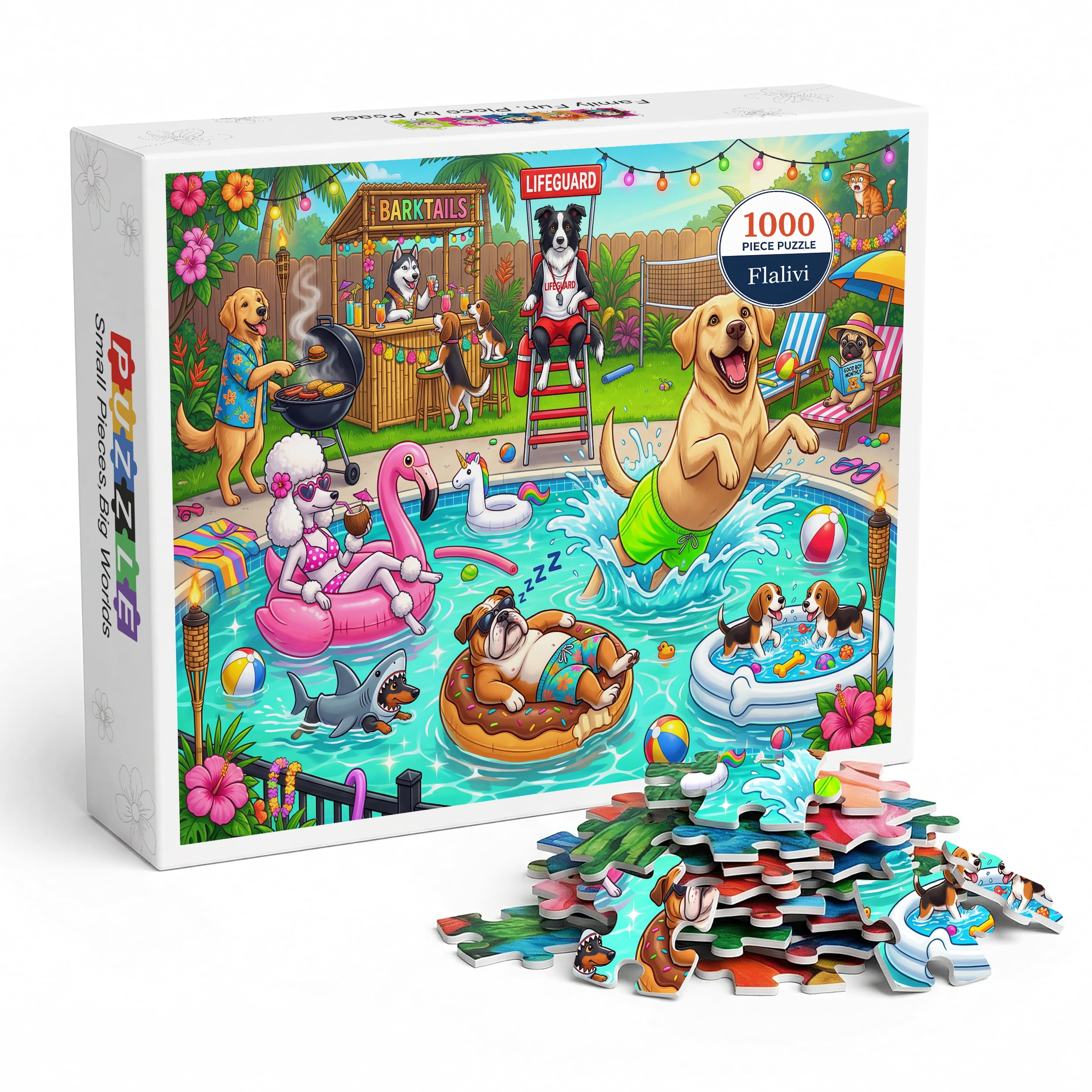 Cra-Z-Art Kodak 3000-Piece Birdbath Garden Adult Jigsaw Puzzle