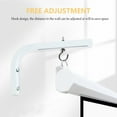 thumbnail image 3 of 2pcs Universal Projector Screen L-Bracket Wall Hanging Mount with Hook, 3 of 9