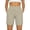 561#Khaki, variant on Womens High Waisted Linen Shorts Summer Casual Wide Leg Flowy Shorts with Pockets Summer Beach Vacation for Women White S