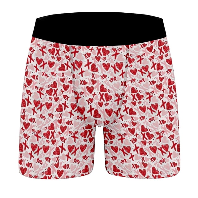 Printed Allover Pattern Casual Everyday Comfort Underwear for Women with Soft Breathable Seamless Briefs