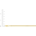 thumbnail image 2 of Floreo 10k Yellow Gold 2mm Solid Miami Cuban Curb Bracelet 8 Inch, 2 of 2