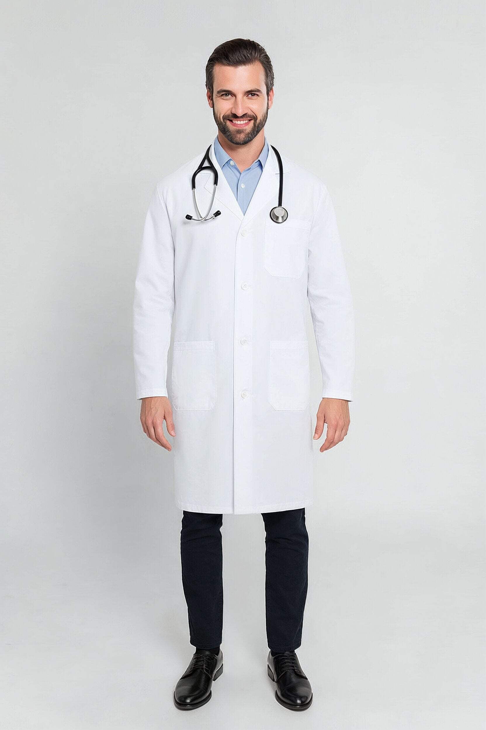 DR Uniforms - Unisex Lab Coat (60% Cotton / 40% Polyester