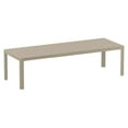 thumbnail image 3 of Compamia Sky Pro Extendable Dining Set 11 Piece Taupe-Taupe, 3 of 5