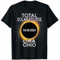 thumbnail image 1 of Total Solar Eclipse 2024 Lima Ohio T-Shirt - As Picture - L, 1 of 2