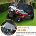 thumbnail image 6 of AYAMAYA Riding Lawn Mower Cover, Waterproof Durable 420D Oxford Lawn Tractor Cover with Storage Bag Universal Fit Decks up to 54", 6 of 8