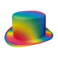 thumbnail image 1 of Sombrero de arcoíris para adultos, sombrero de mago para fiesta, escenario, actuación, festival,, 1 of 8