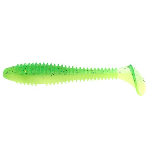 BE-TOOL 50Pcs Soft Plastic Single Color Lures 55mm/2.1in Fishing Baits T-Tail Soft Bait Set for Brown Trout Barbel Catfish Carp Bream